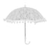 White Lace Umbrella Vintage Wedding Bridal Lace Parasol Children&