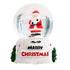 Christmas Glowing Crystal Ball English Glass Ball Desktop Ornaments Christmas Eve Children Gift Old Man Small