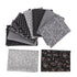 Craft Fabric Soft Prevent Pilling Printing Cuttable Cotton DIY Sewing Fabric Cloth for Quilting Scrapbooking 10 Colors