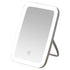 Makeup Mirror USB Rechargeable Foldable Portable Touch Regulable LED Makeup Mirror for Bathroom Travel