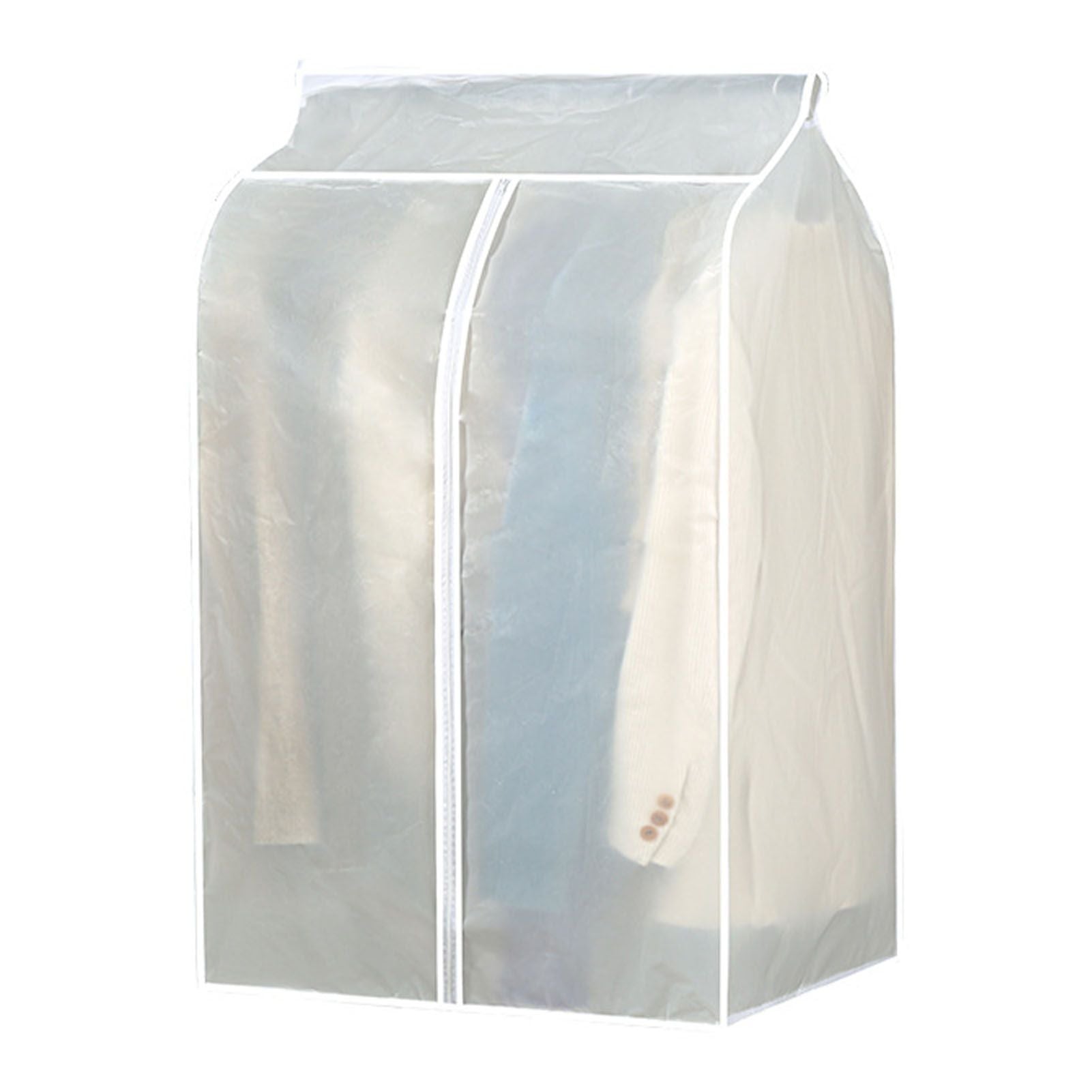 Hanging Garment Bags Transparent Stereo Clothing Dust Cover Home Washable Overcoat Suit Storage Bag 50x60x90cm