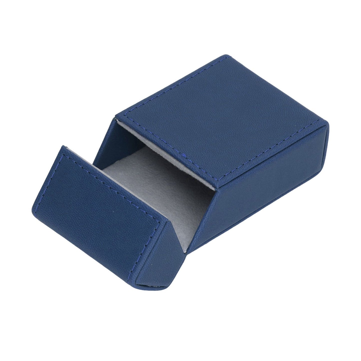 Cigarettes Box PU Leather Holder Cigarettes Box Case for 20PCS Cigarettes Travel Home Blue
