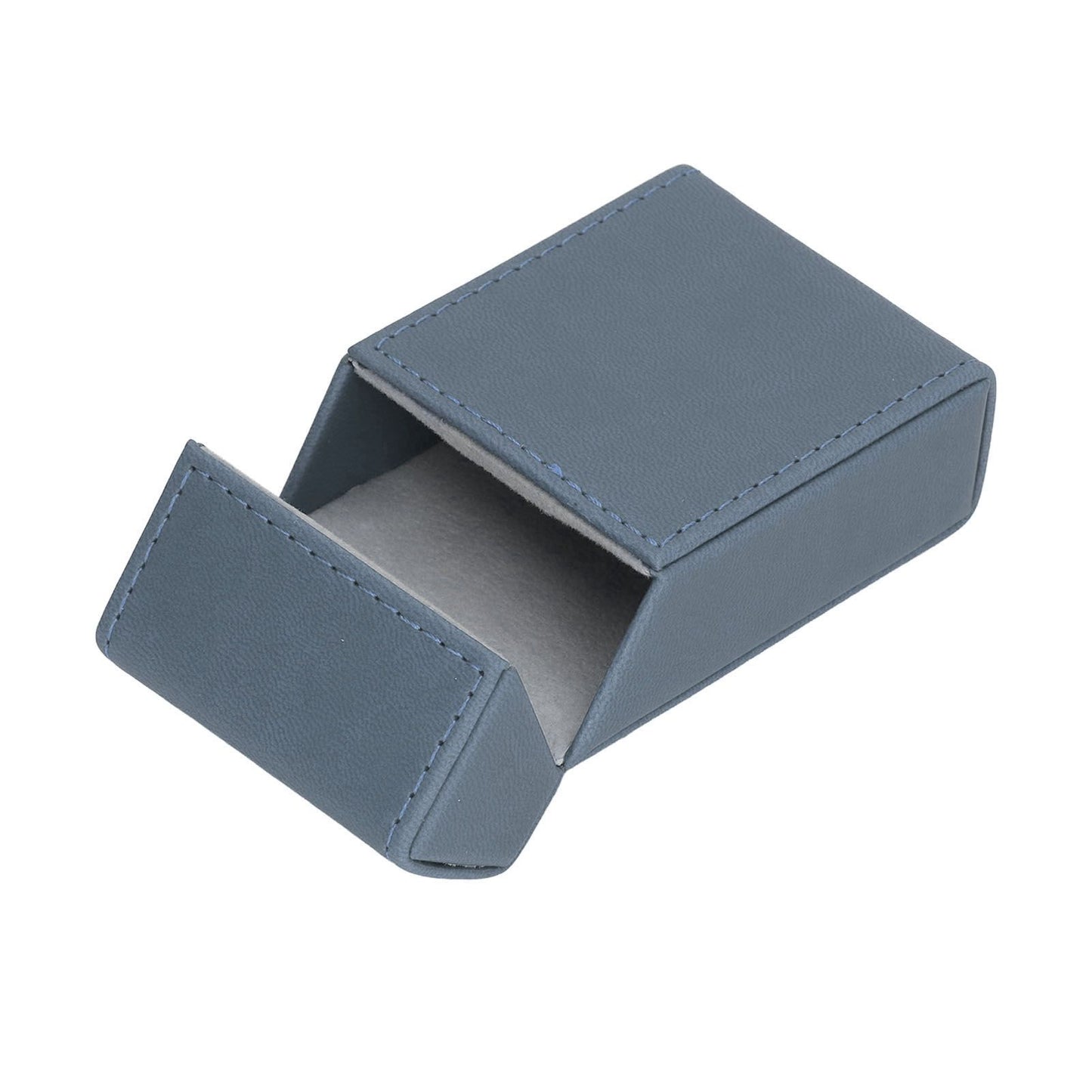 Cigarettes Box PU Leather Holder Cigarettes Box Case for 20PCS Cigarettes Travel Home Light Blue