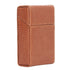 Cigarettes Box Holder Lizard Designed PU Leather Cigarettes Box Storage Case for Women Men Apricot