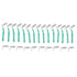 25Pcs L Shape Push Pull Interdental Brush Oral Care Teeth Whitening Dental Tooth Pick Tooth Orthodontic Cleaning Brush Green