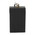 Pocket Ashtray Mini Portable Stainless Steel with Mountaineering Buckle Cigarette Ash Holder for Outdoor Travel Black