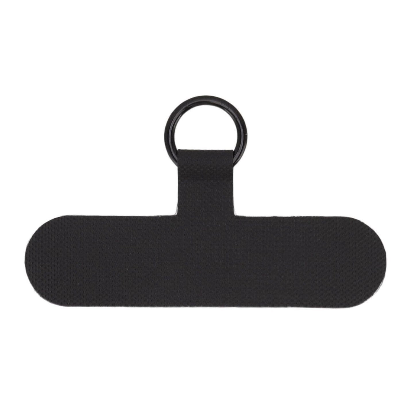 Universal Mobile Phone Lanyard Patch Nylon Cell Phone Hanging Rope Tab Connection Attachment Black