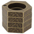 Defense Rings Aluminium Alloy Glossy Hexagonal Window Breaker for Emergency Defense Supplies Bronze