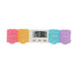 Electronic Medicine Box Detachable Washable Large Capacity Portable Tablet Case with Timer Reminder for Travel 4 Grids