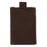 Minimalist Wallet Leather Credit Card Holder Coin Purse Portable Multi Function Card Holder Wallet for Men Women Brown