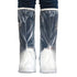 Transparent Knee High Rain Shoe Cover Reusable Waterproof Shoe Cover with Side Zipper for Men Women XXL