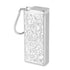 Cigarette Case for 8pcs King Size Cigars Retro 3D Carving Impact Resistant Aluminum Cigarette Pocket Holder Silver