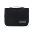 Black Travel Storage Bag with Hook Wet Dry Separation Large Capacity Hanging Toiletries Storage Bag