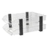 Desk File Letter Tray Layered Classified Documents Rack Acrylic Office Storage Rack Transparent 2 Layers 280x372x144mm
