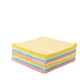 100Pcs Colorful Microfiber Cleaning Cloths Thickened Knitting Eyeglasses Cleaning Cloth 13x13cm