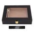 Cigar Humidors Box Transparent Window Cigar Humidor Mini Portable Cigar Box with Mechanical Hygrometer