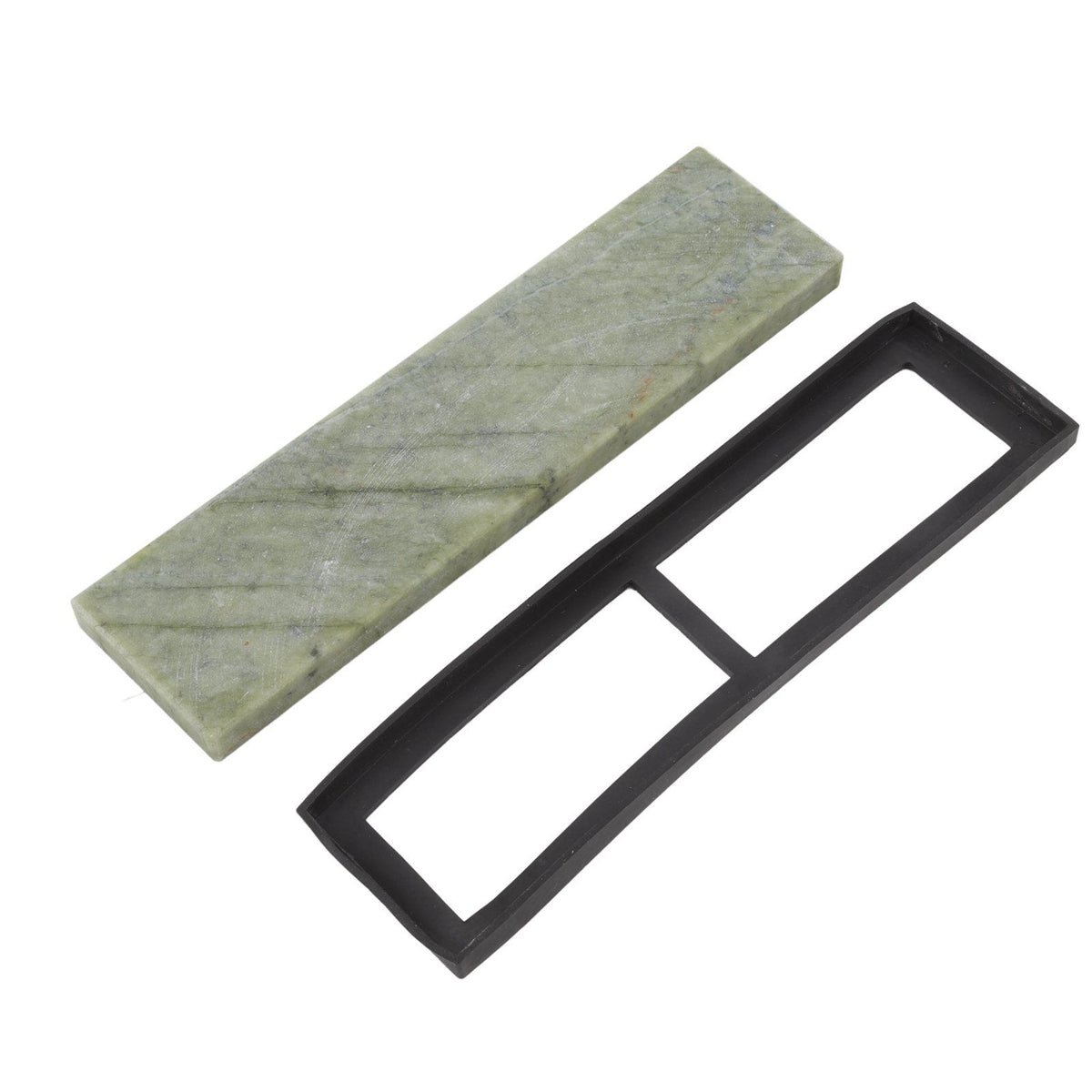 20x5x1.2cm 10000 Grit Kitchen Whetstone Natural Beryl with Base Sharpening Stone for Home