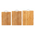 3 Pcs Bamboo Cutting Board Double Sided Double Use Different Sizes Wood Cutting Board Set for Home