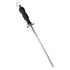 10in Knife Sharpener Stick Professional Honing Blade Sharpening Rod Stick for Home Business Black