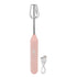 Electric Handheld Egg Beater Electric Milk Frother Coffee Blender Milkshake Blender Foamer Kitchen Tools Pink