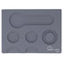 Coffee Tampers Mat Portable PVC Polished Back Antiskid Coffee Tamping Pad for Bar Cafe Home Grey