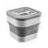 Rice Food Storage Containers Collapsible Dog Pet Cat Food Flour Storage Bin Leakproof Sealable Kitchen Food Container