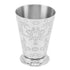 Cocktail Drinking Cup 304 Stainless Steel Silver Finish Moscow Mule Mug for Bars Home Leaf Pattern Carving