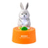 Cute Cartoon Animal Kitchen Mechanical Timer 60 Minute Visual Countdown Timer for Holiday Gifts Cooking Baking Study Sport Home Decoration RB713 Orange
