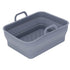 Silicone Air Cooker Pot Rectangular Fryer Liner Tray Replacement for Kitchen Cooking Accessories Grey