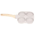 Egg Frying Pan Stick Proof Even Heating Flat Base Aluminum Alloy Pancake Pan for Induction Cooker Gas Stove 4 Cups