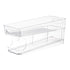 Double Layer Soda Can Organizer Automatic Rolling Transparent Beverage Can Storage Organizer for Refrigerator