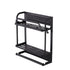 Refrigerator Magnetic Storage Shelf Organizer Strong Magnetic Spice Rack for Refrigerator B Style Double Layer