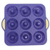 Silicone Donut Mold 9 Cavity Prevents Stick Safe Heat Resistance Doughnut Pan Set for Cake Biscuit Bagels Muffins Royalblue