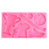 Football Trophy Silicone Fondant Molds Clothes Shoes Cake Chocolate Mould DIY Baking Mold Pink