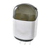 Wall Mounted Chopsticks Holder Dust Prevention 3 Compartments Large Capacity Draining Utensil Storage Box with Cover White