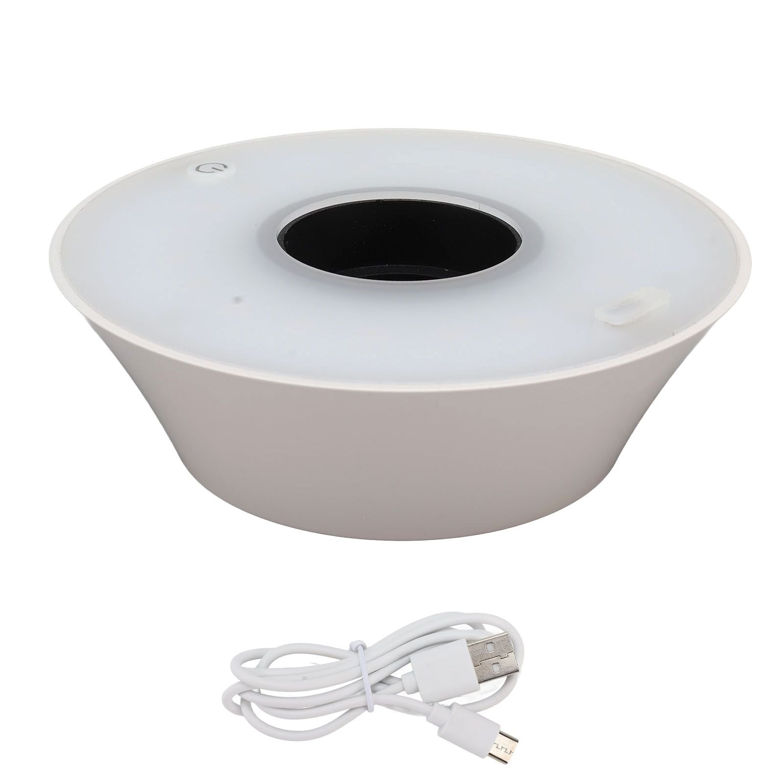 LED Wine Bottle Lamp Innovative Cordless Table Light with USB Cable for Hotel Restaurant Bar Decoration White