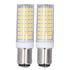 2 Pcs LED Corn Bulb BA15D 10W Dimmable Energy Saving 102LEDs Ceramic Light Bulb AC 100‑120V