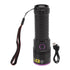 Y48 365nm Ultraviolet Flashlight Rechargeable Black Light Flashlight for Resin Curing Currency Verification Scorpion Pet Urine Search