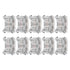 10 Pcs 2Pin 10mm LED Strip Connectors Strip to Strip Quick Connect Solderless LED Strip Lights Connectors