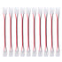10 Pcs COB Strip Light Connector 2Pin PC Material 10mm Width Double Headed Strip to Strip Extension Connector