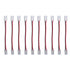 10pcs COB Strip Light Connector Professional Double Head 8mm 2 Pin Light Strip Connectors for Home Office School