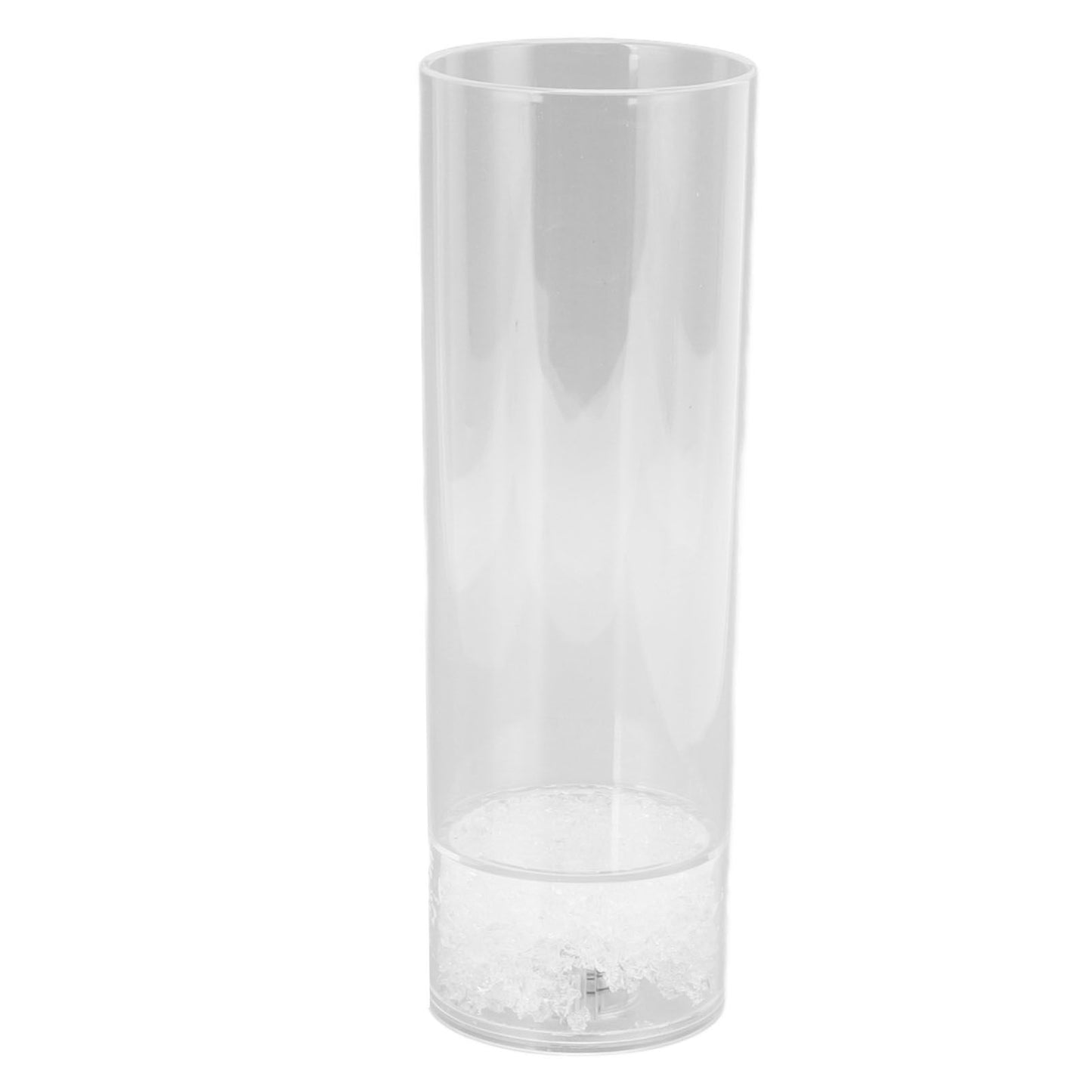 LED Glowing Long Cup Multicolor Battery Powered Light Up Long Drinking Cup for Party 400ml