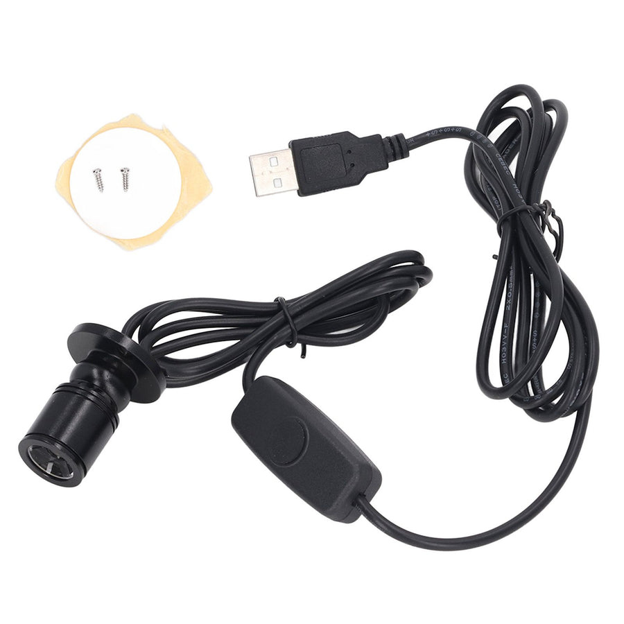 5V Mini Spot Lights Bright USB Dimmable LED Spotlight with 6.6ft Cable for Showcase Jewelry Cabinet Porch Warm White 3000K