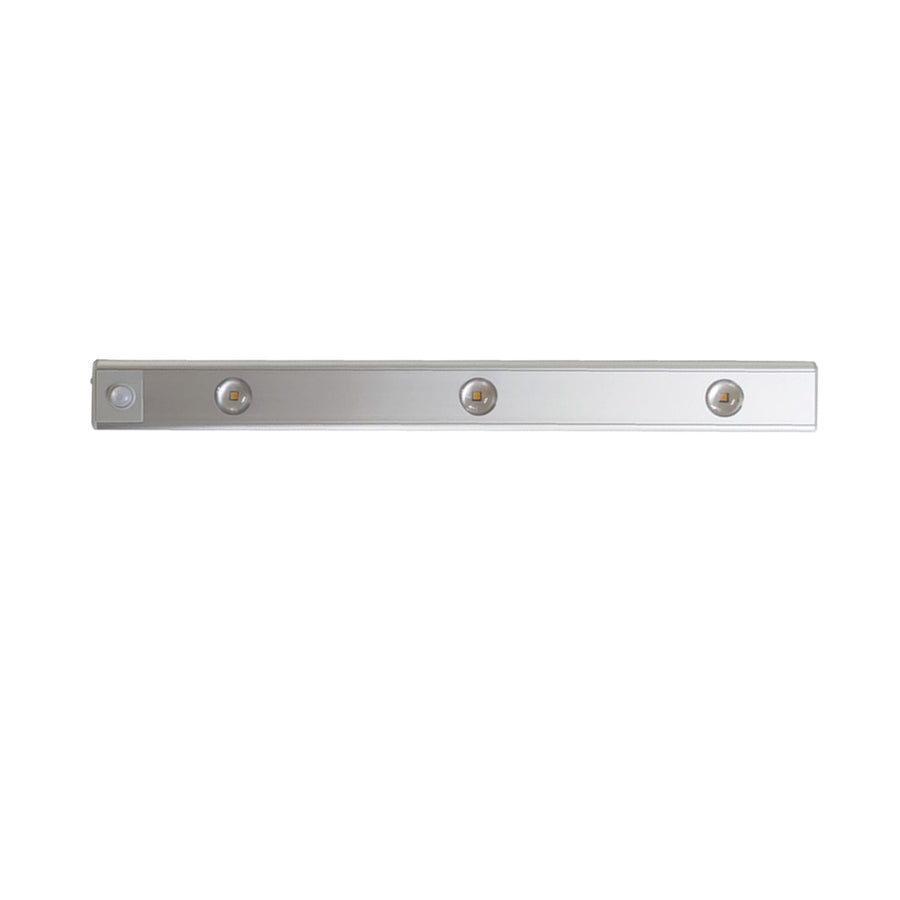 LED Closet Light Ultra Thin Intelligent Rechargeable Wireless LED Motion Sensor Light for Cabinet 40cm / 15.7in Silver
