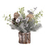 Mini Christmas Tree Decorations 35cm Flocking Pine Cone Simulation Artificial Christmas Tree Home Desktop Ornaments