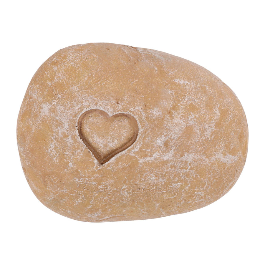 Pet Memorial Garden Stone DIY Lettering Simulation Pebbles Pet Grave Marker for Dogs Cats Love Stone Sand Color