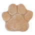 Dog Pawprint Memorial Stone DIY Lettering Dog Grave Marker Pet Monument for Outdoor Lawn Patio Sandy Yellow