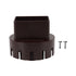 Downspout Adapter Plastic Drain Adapter Replacement Downpipe Converter Connector with Screws Brown S 2x3in