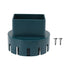 Downspout Adapter Plastic Drain Adapter Replacement Downpipe Converter Connector with Screws Green L 3x4in