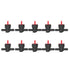 10Pcs Fuel Shut Off Valve In Line Cut Off Switch 1/4in for 494768 5091H 5091K 697947